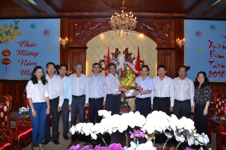 Bí thư Tỉnh ủy Trần Lưu Quang: Tiếp Tập đoàn công nghiệp cao su Việt Nam
